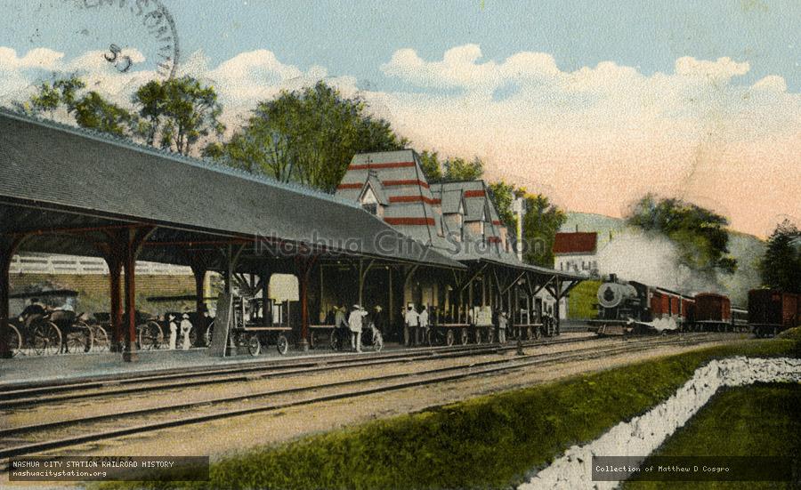 Postcard: Railroad Station, Littleton, New Hampshire